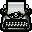 Typewriter icon